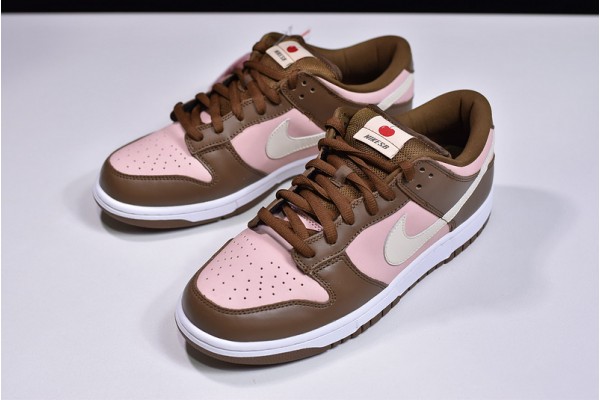 Stussy x Nike SB Dunk Low Pro "Cherry" Brown Pink 304292-671