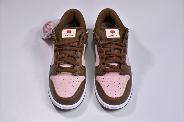Stussy x Nike SB Dunk Low Pro "Cherry" Brown Pink 304292-671